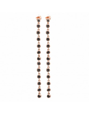 Boucles d´oreilles Femme Sif Jakobs E1003-BK-RG 10 cm Paris Déstockage Promo