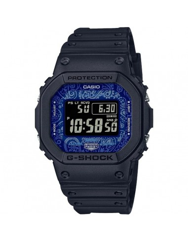 Montre Homme Casio G-Shock GW-B5600BP-1ER COLLECTION BLUE PAISLEY SERIE ***SPECIAL PRICE*** Noir Bleu Découvrez la collection