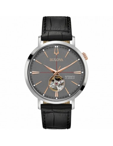 Montre Homme Bulova 98A187 Noir Gris français